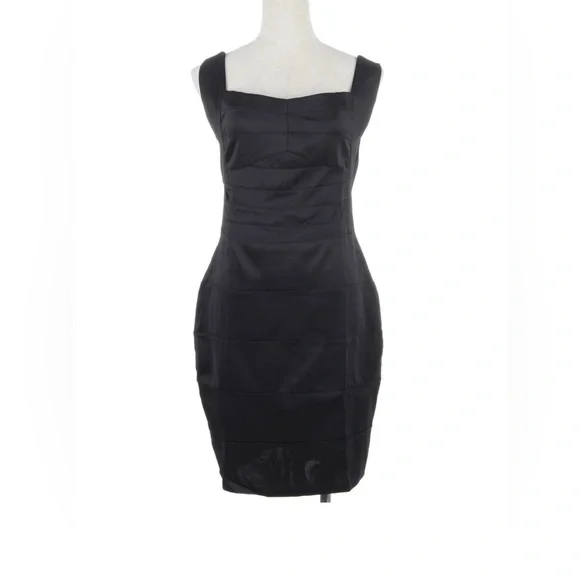 ♥️ FREE with any purchase 🙏🏽 NWT 🖤 Anna Kaci Little Black Dress bodycon - Picture 5 of 14